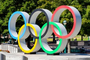 Olympic Rings   The Spectacular at Centennial Olympic Park Atlanta 7548